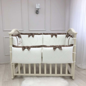 Постільна білизна Msonya комплект Belissimo 120х60 см, 6 одиниць шоколад