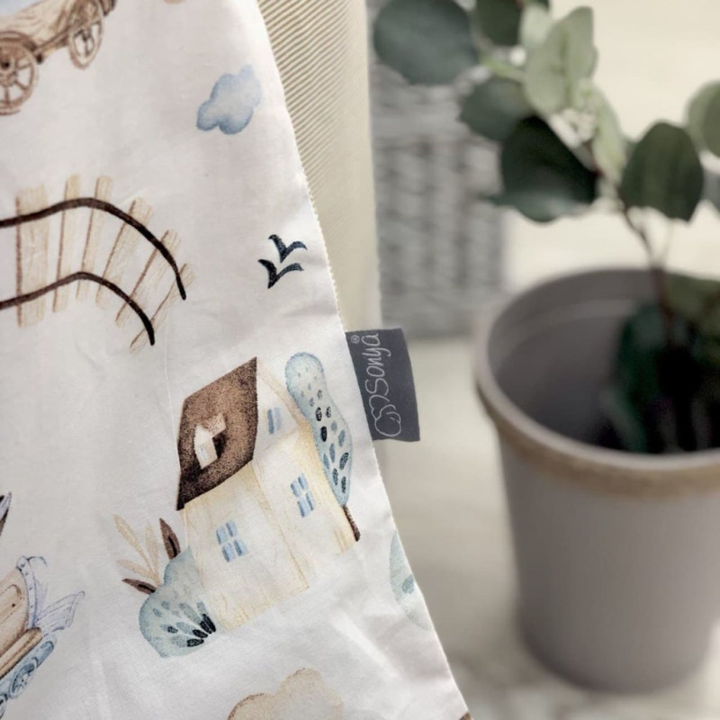 Постільна білизна Msonya комплект Mix, 6 елементів Паровозики