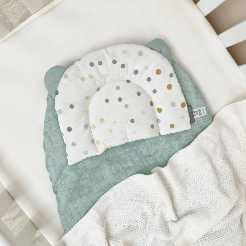 Постільна білизна Msonya Водонепроникне простирадло у візочок Мармур м'ята