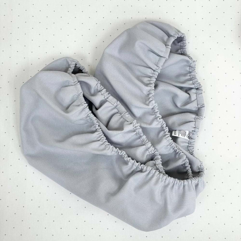 Постільна білизна Msonya Водонепроникне простирадло у візочок 45 х 80 см світло-сіре