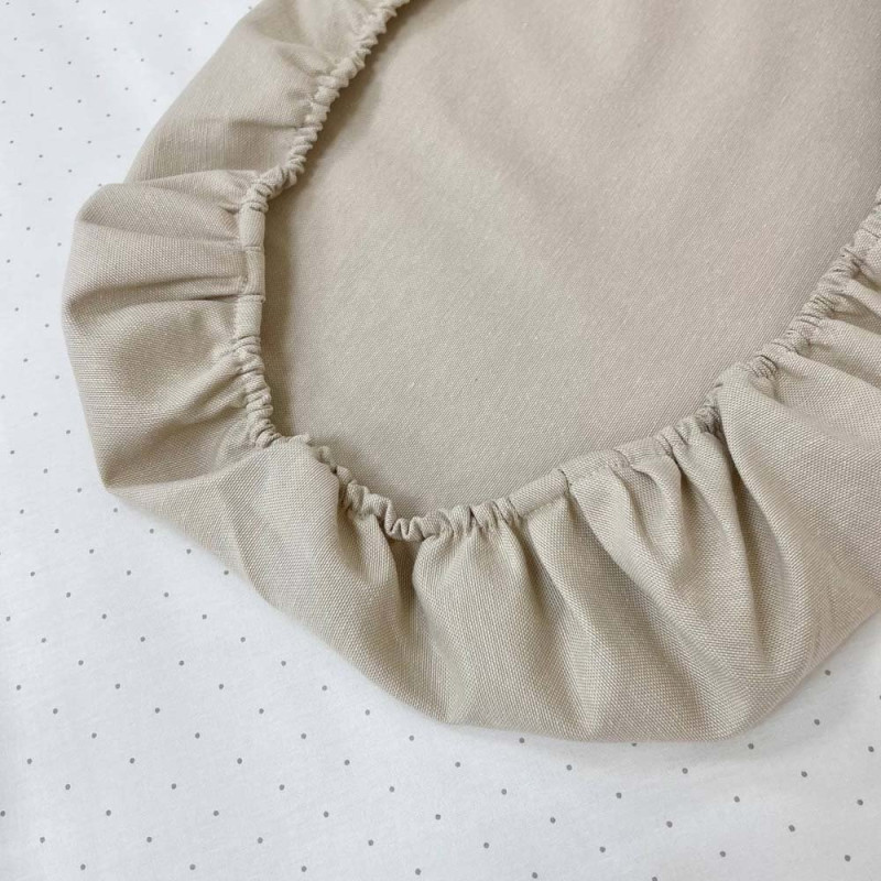 Постільна білизна Msonya Водонепроникне простирадло у візочок 45 х 80 см капучино