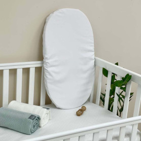 Постільна білизна Msonya Водонепроникне простирадло у візочок 45 х 80 см біле