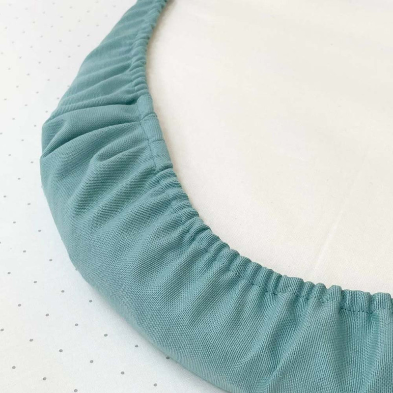 Постільна білизна Msonya Водонепроникне простирадло у візочок 45 х 80 см м'ятне