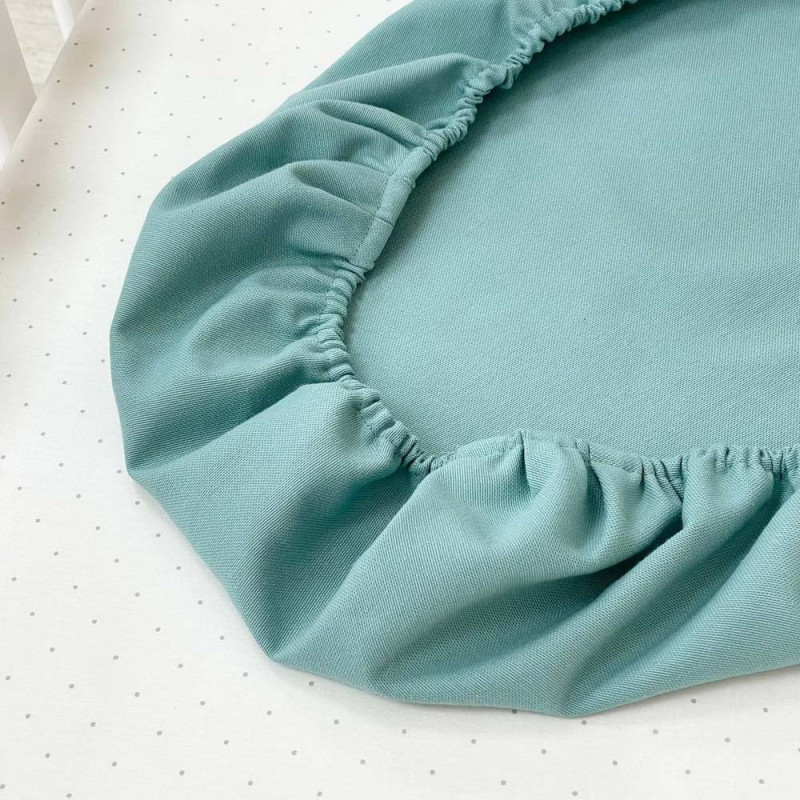 Постільна білизна Msonya Водонепроникне простирадло у візочок 45 х 80 см м'ятне