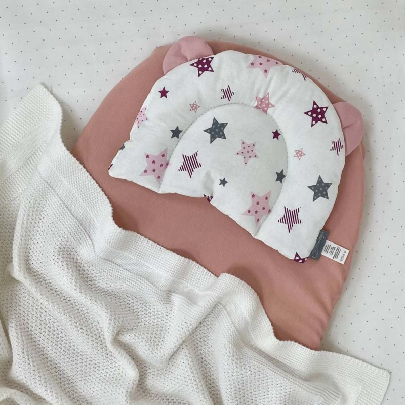 Постільна білизна Msonya Водонепроникне простирадло у візочок 45 х 80 см пудра