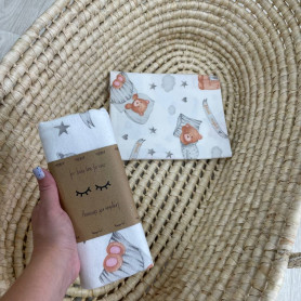 Пелюшка Msonya з малюнком сірий