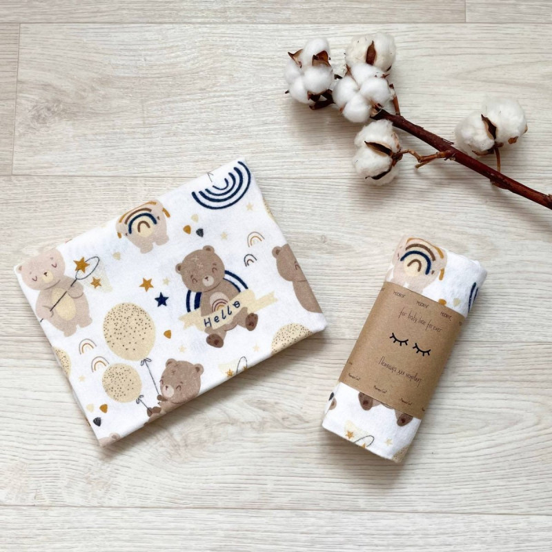 Пелюшка Msonya унісекс з малюнком бежевий 4665378