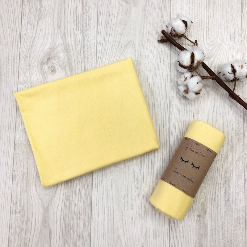 Пелюшка Msonya фланель Жовта