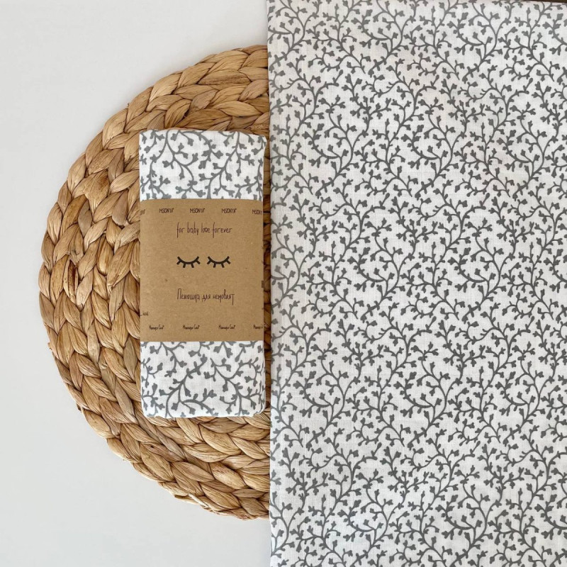 Пелюшка Msonya унісекс з малюнком білий 4666159