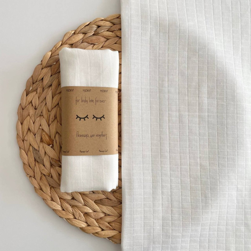 Пелюшка Msonya муслін Білий