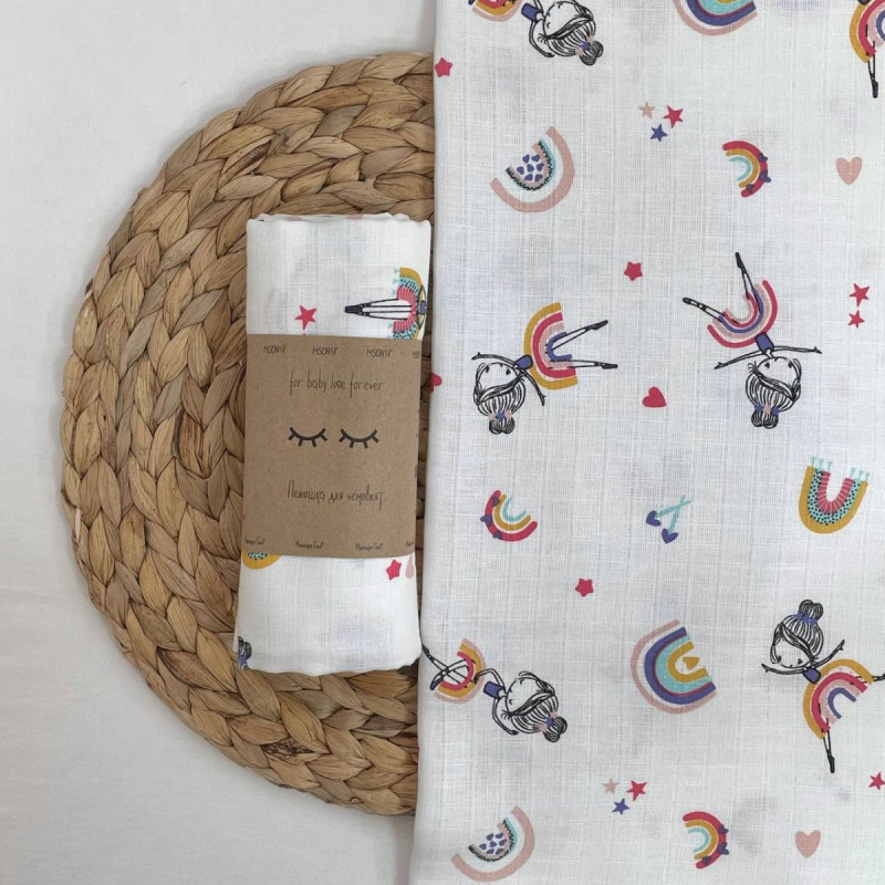 Пелюшка Msonya дівчина з малюнком рожевий 4666596