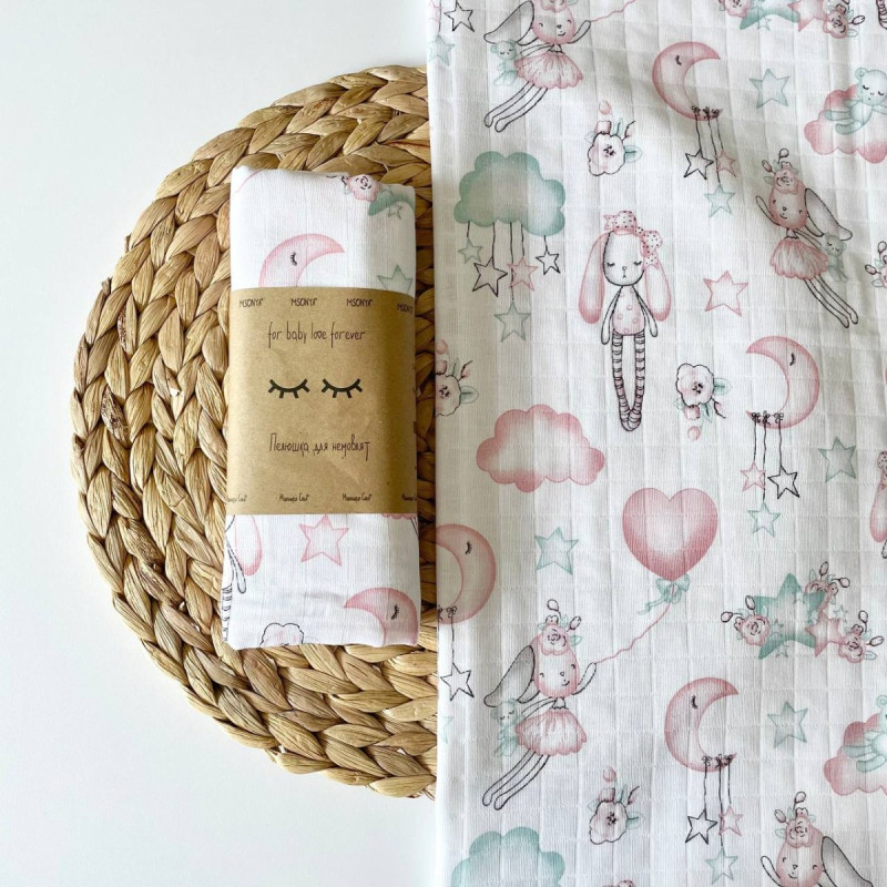 Пелюшка Msonya дівчина з малюнком пудра 4666600