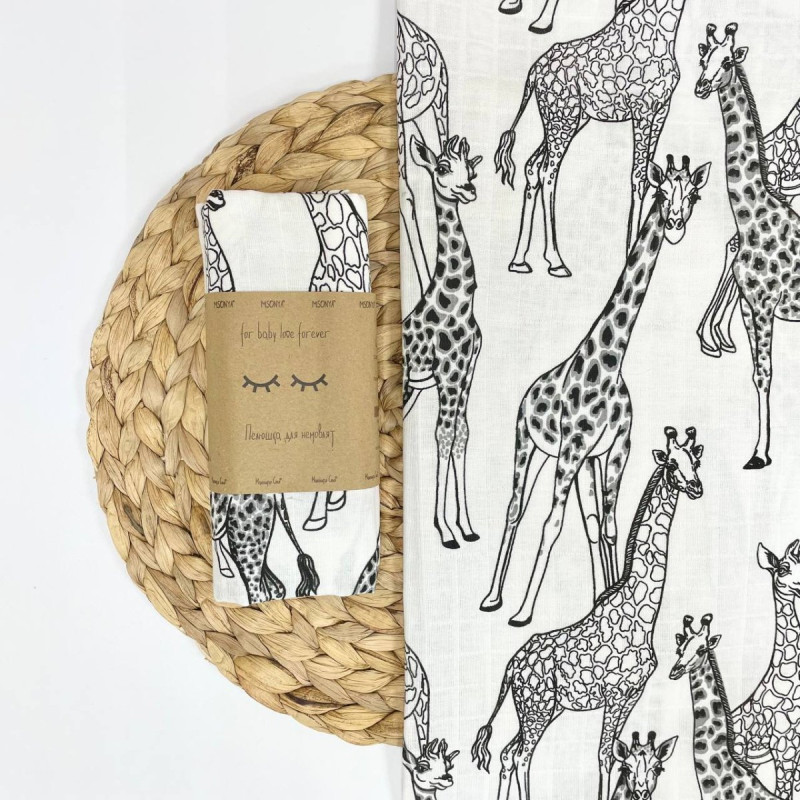 Пелюшка Msonya унісекс з малюнком білий 4666694