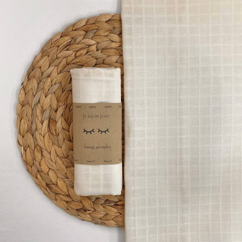 Пелюшка Msonya унісекс з малюнком бежевий 4666787