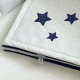 Плед Msonya конверт Stars поплін/вафля синій