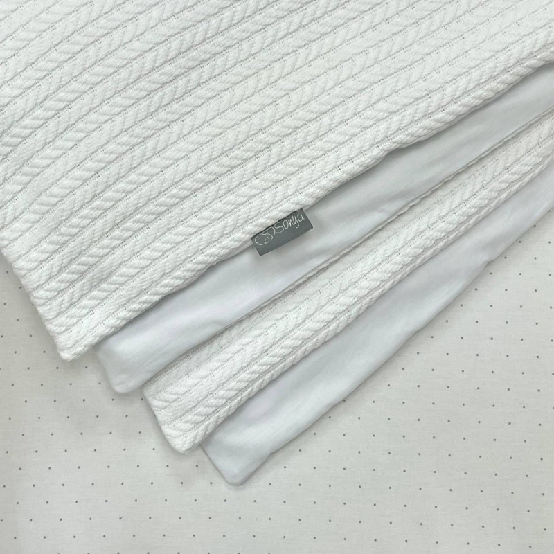 Плед Msonya конверт з ковдрою DreamLand білий