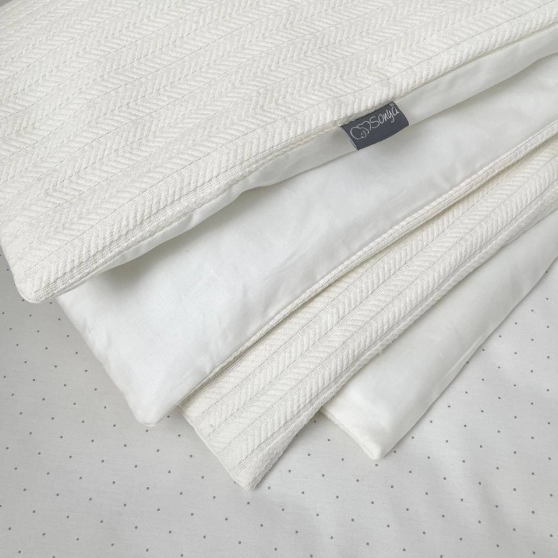 Плед Msonya конверт з ковдрою DreamLand молочний