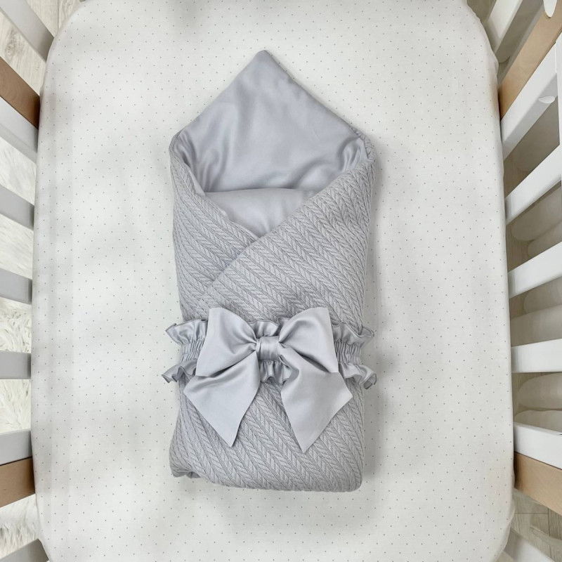 Плед Msonya конверт з ковдрою DreamLand сірий