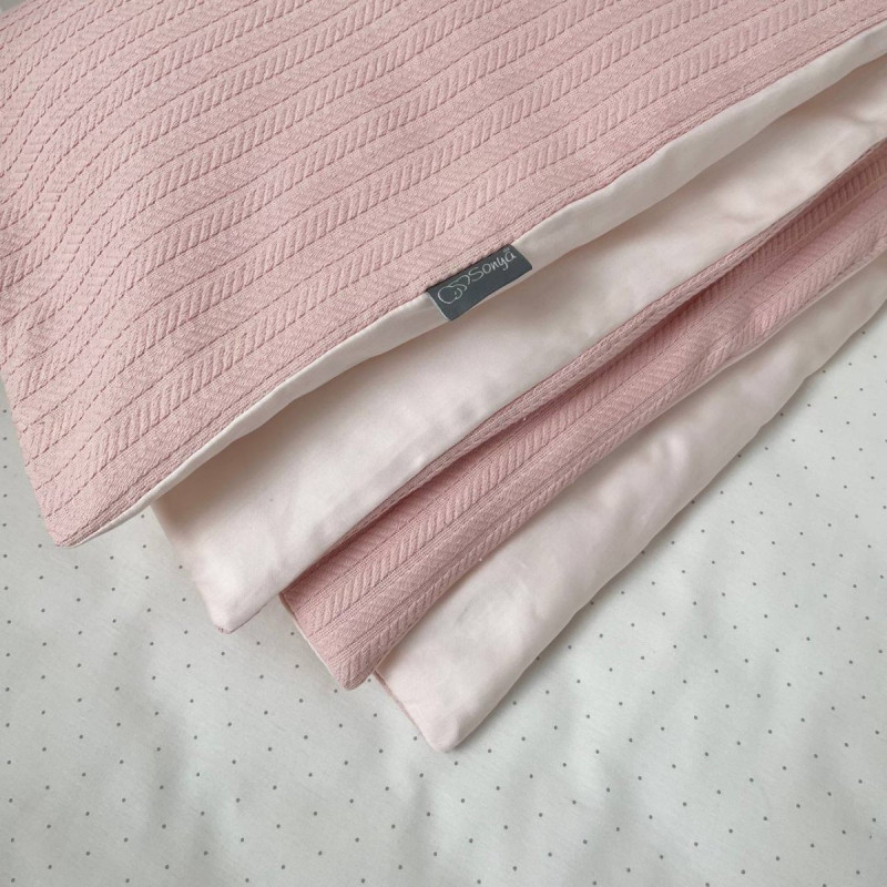 Плед Msonya конверт з ковдрою DreamLand пудра