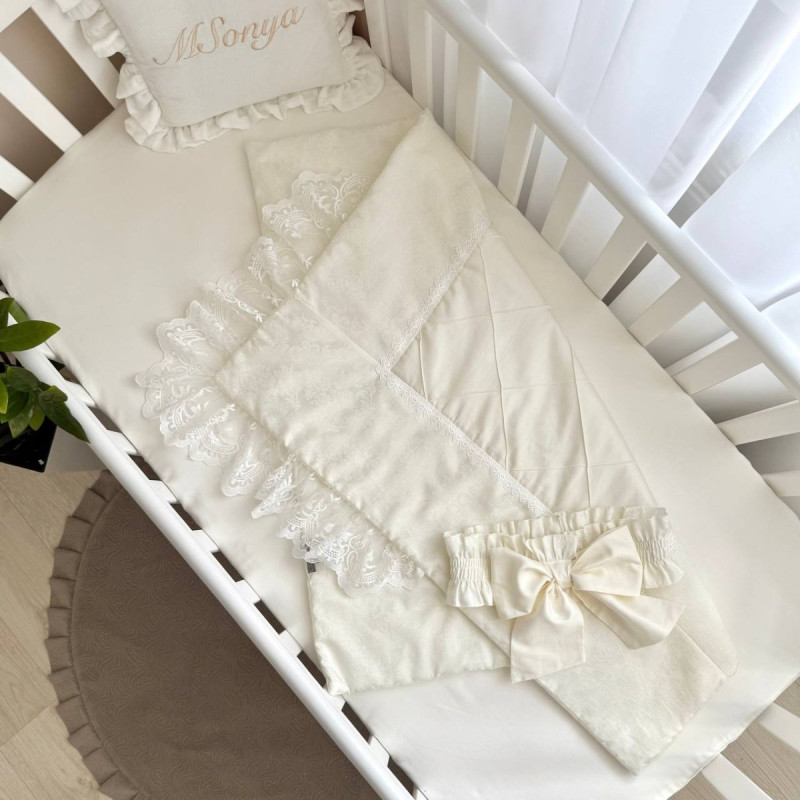 Плед Msonya конверт De Lux молочний