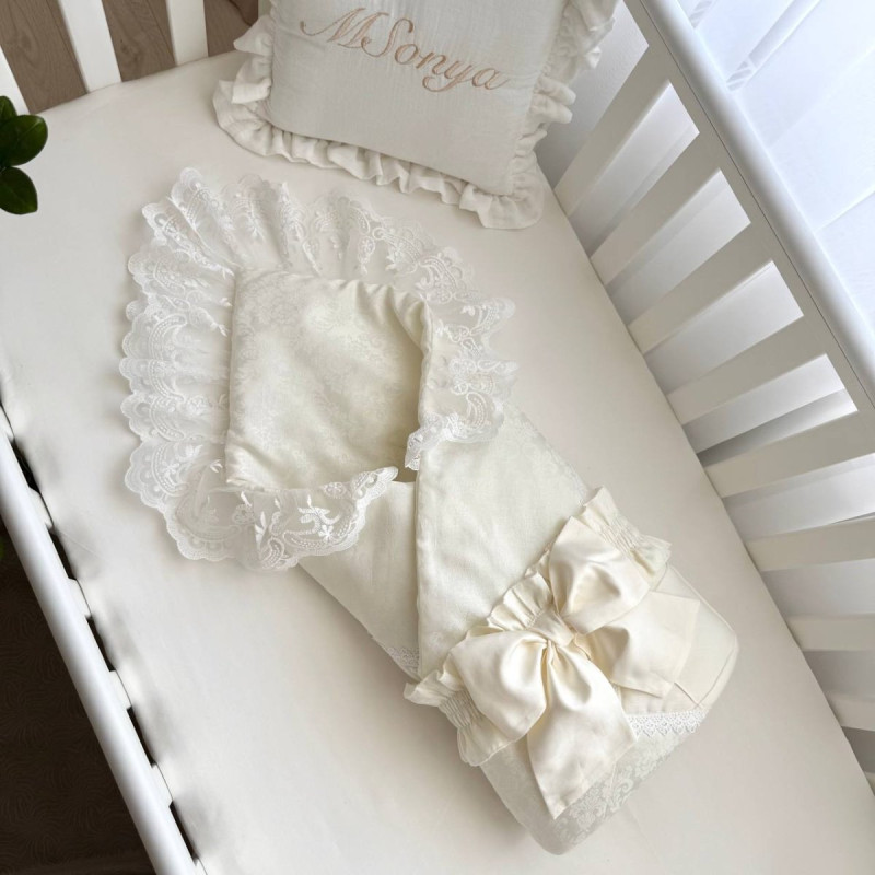 Плед Msonya конверт De Lux молочний