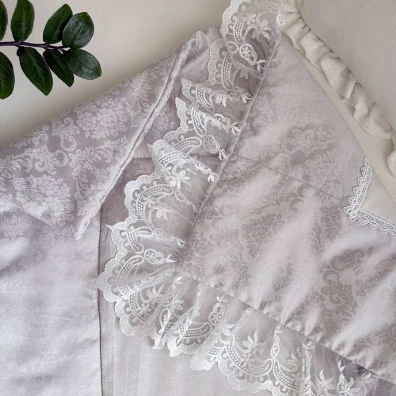 Плед Msonya конверт De Lux сіро-бежевий