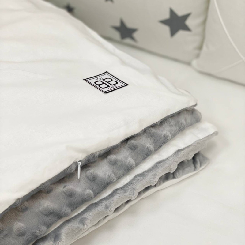 Постільна білизна Msonya Колекція №4 Зірки сірий