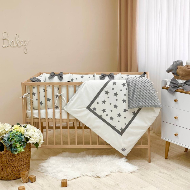 Постільна білизна Msonya Колекція №4 Зірки сірий