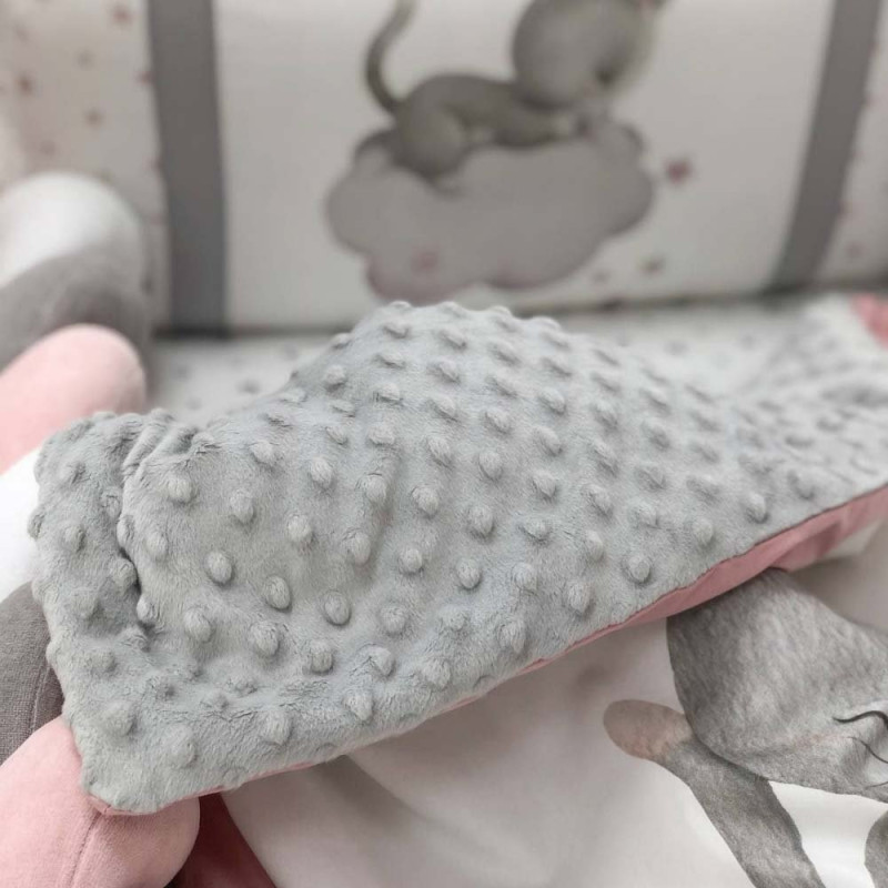 Постільна білизна Msonya Комплект Колекція №6, 4 елементи малюки-кошенята / пудра