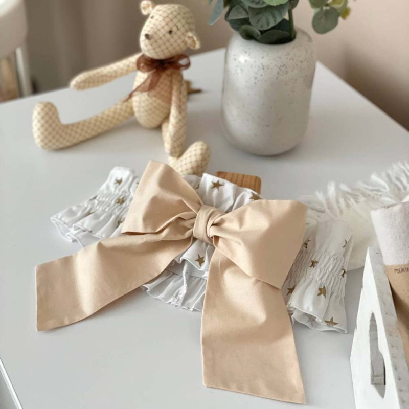 Постільна білизна Msonya комплект Колекція №7 бежевий з хмаринками