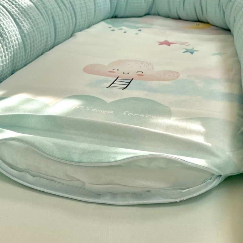 Кокон Msonya унісекс з малюнком мята