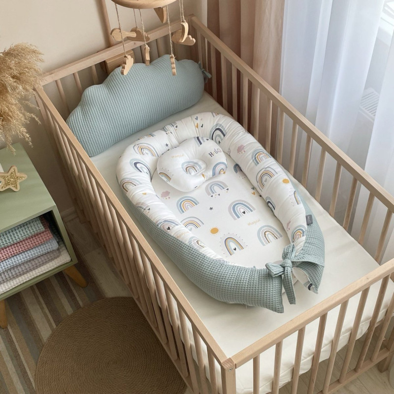 Кокон Msonya Nordic Веселки м'ята