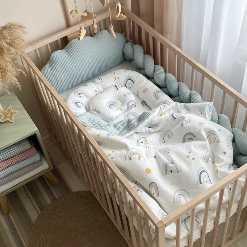 Кокон Msonya Nordic Веселки м'ята