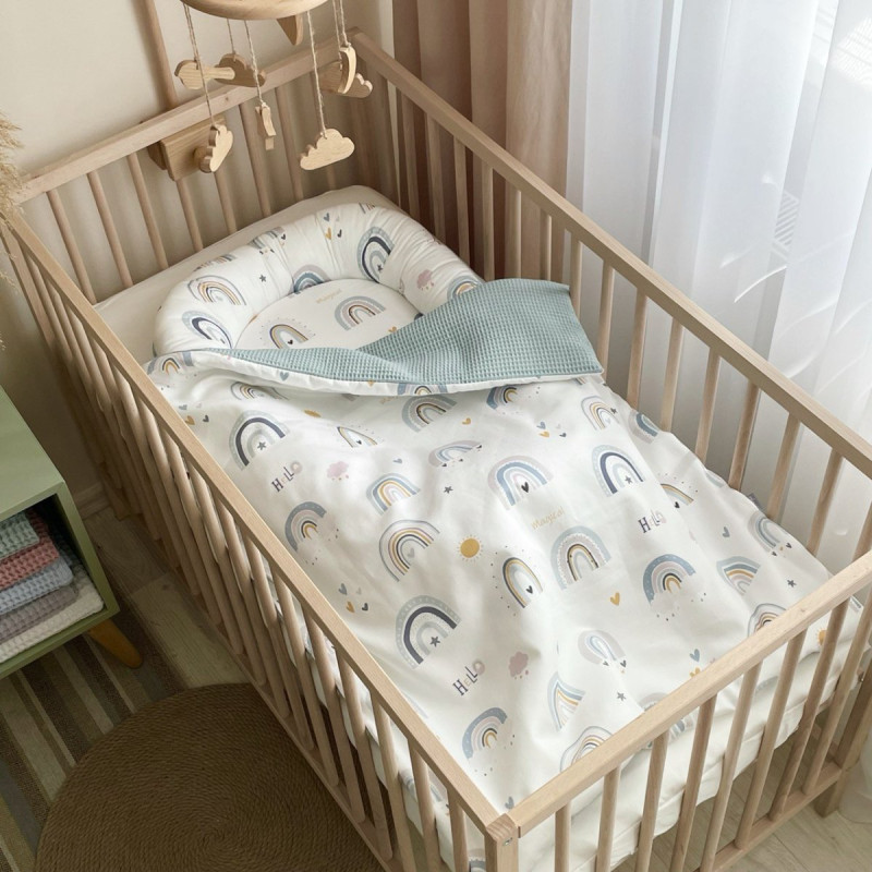 Кокон Msonya Nordic Веселки м'ята