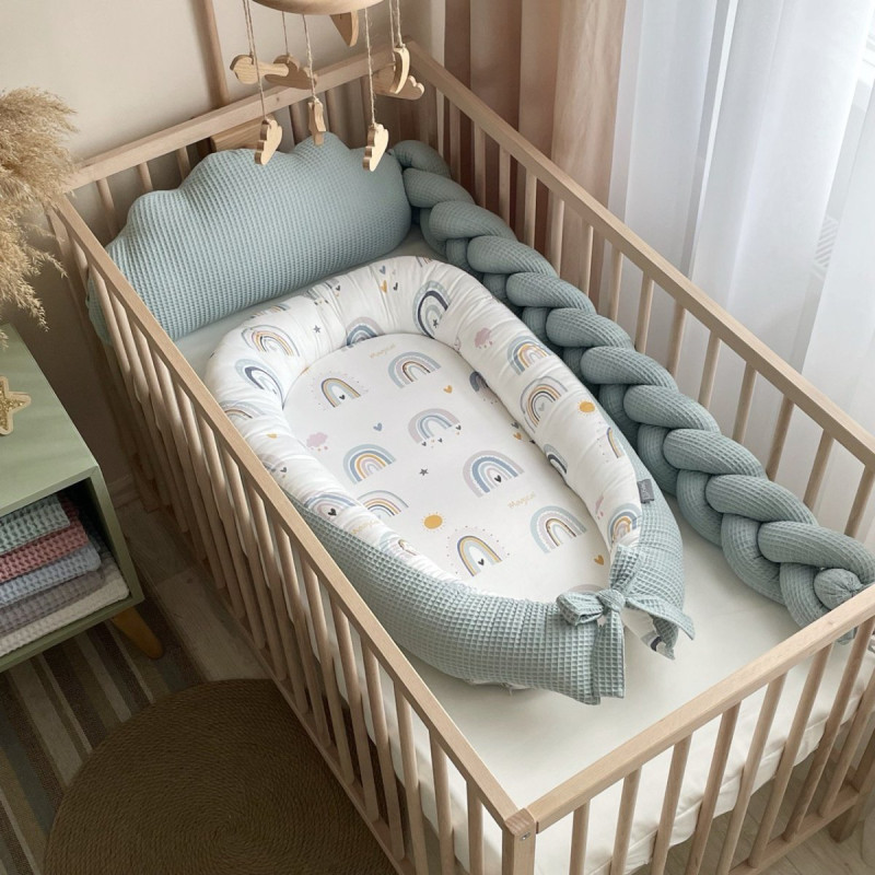 Кокон Msonya Nordic Веселки м'ята