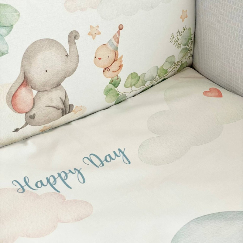 Постільна білизна Msonya Колекція №9 Happy Day м'ята