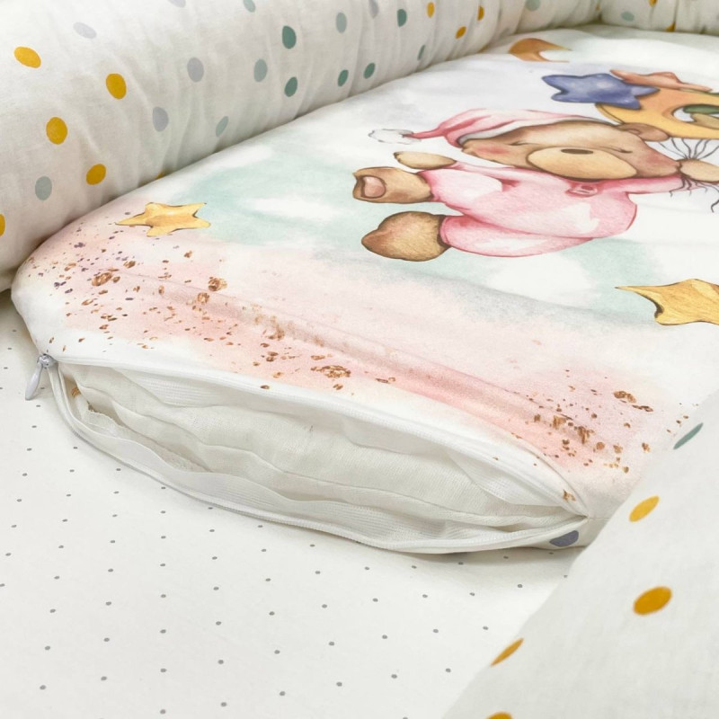 Кокон Msonya Ведмедики Гаммі рожевий