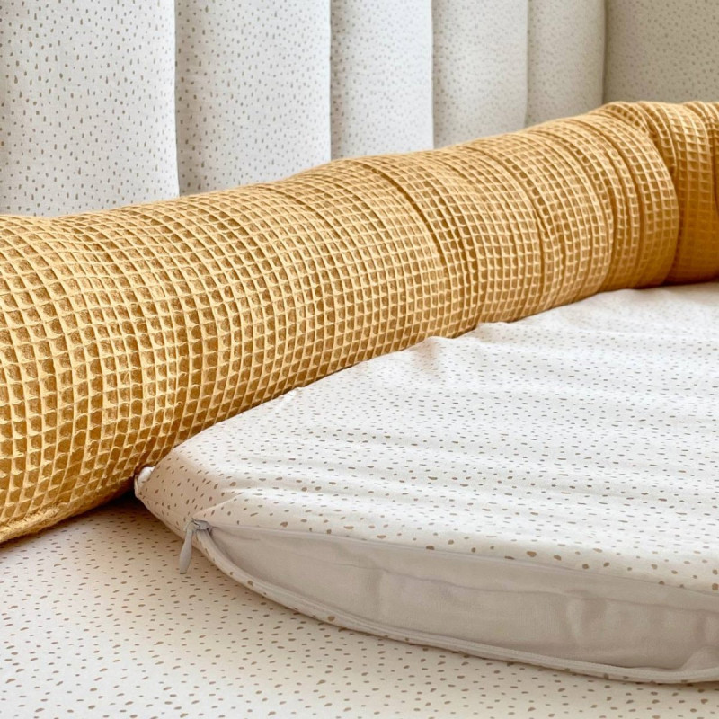 Кокон Msonya Stars поплін/вафля гірчиця