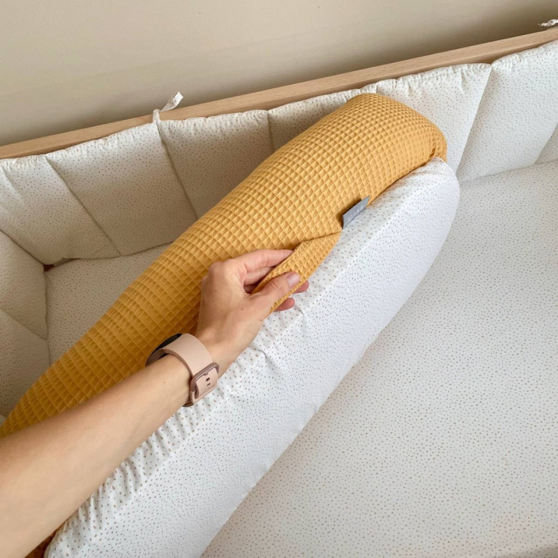 Кокон Msonya Stars поплін/вафля гірчиця