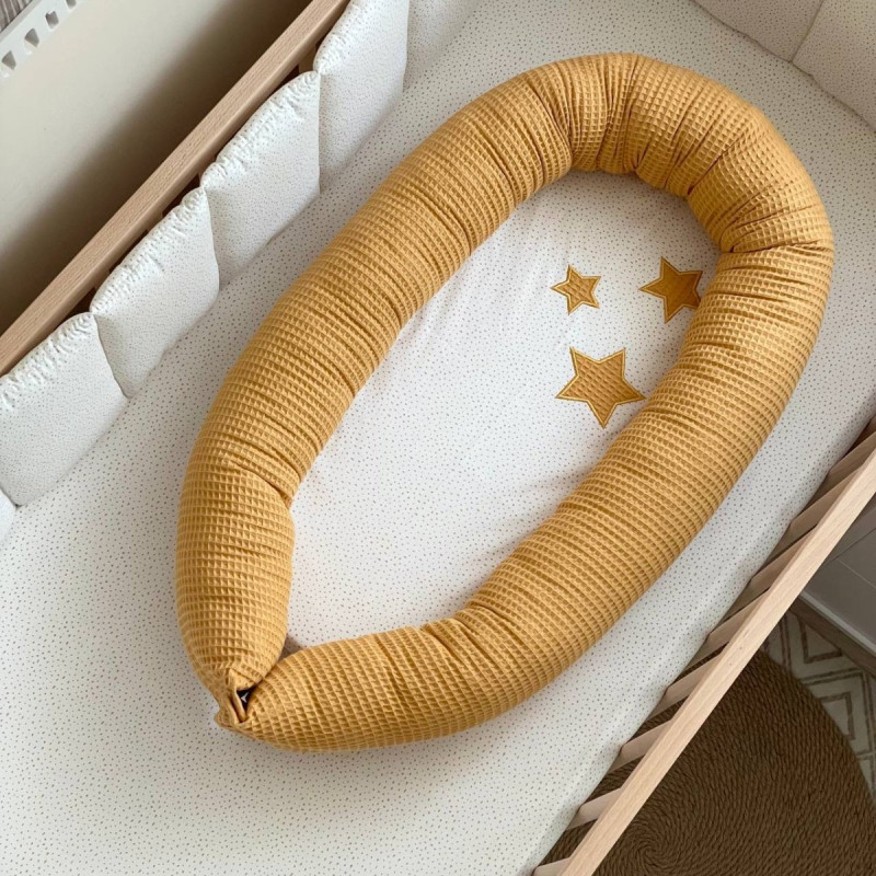 Кокон Msonya Stars поплін/вафля гірчиця