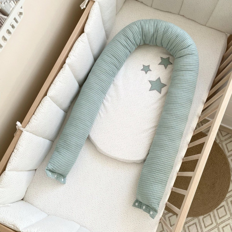 Кокон Msonya Stars поплін/вафля м'ята