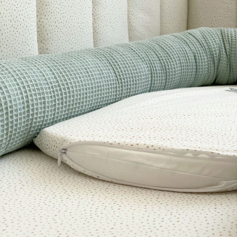 Кокон Msonya Stars поплін/вафля м'ята