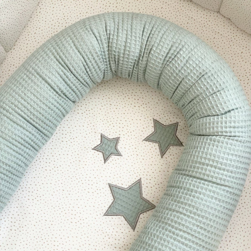 Кокон Msonya Stars поплін/вафля м'ята