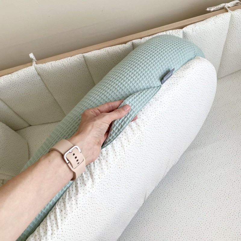 Кокон Msonya Stars поплін/вафля м'ята