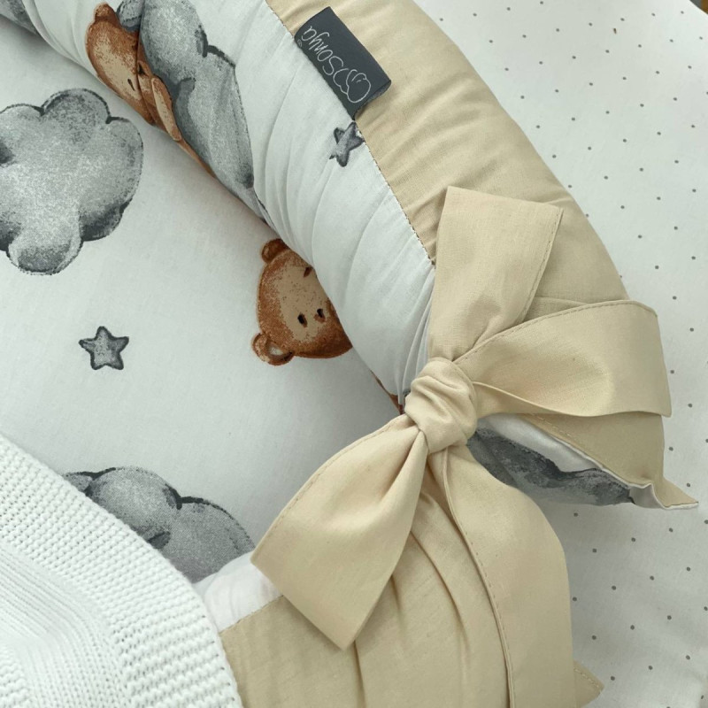 Кокон Msonya унісекс з малюнком бежевий 5019129