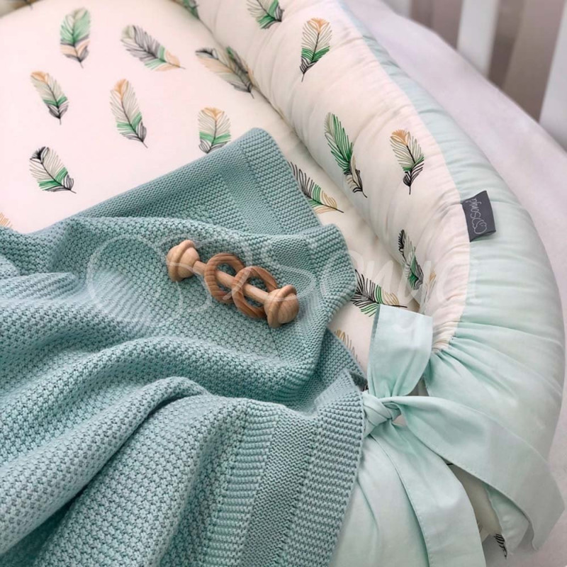 Кокон Msonya Premium перо / м'ята