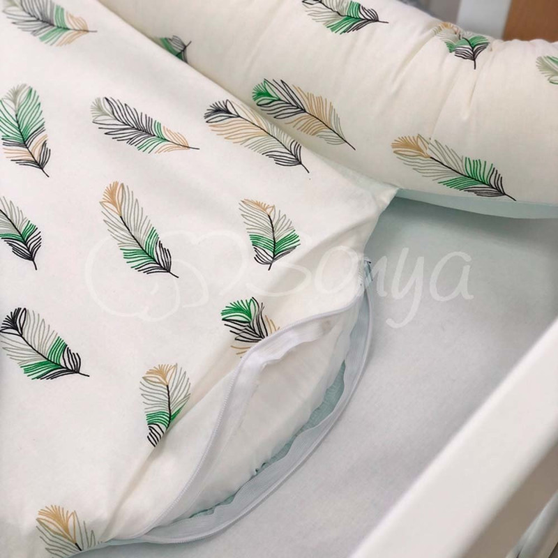 Кокон Msonya Premium перо / м'ята