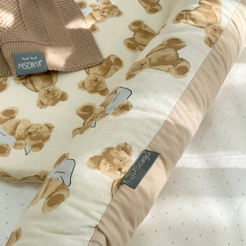 Кокон Msonya унісекс з малюнком бежевий 5019759