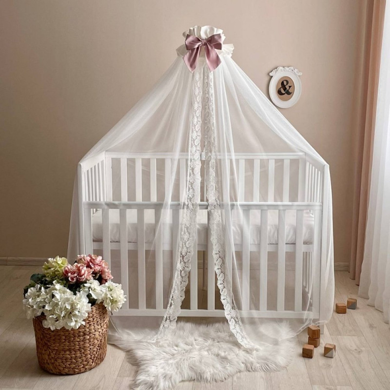 Балдахін Msonya Classic з мереживом запорошена троянда