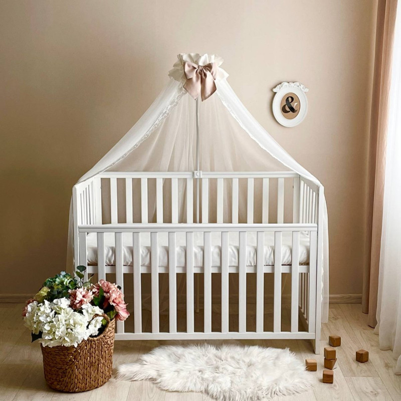 Балдахін Msonya Classic з мереживом крем